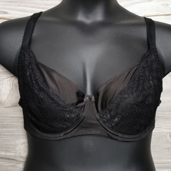 40D JONES NEW YORK, Black Wired Lace Bra EUC B20 - Picture 7 of 7